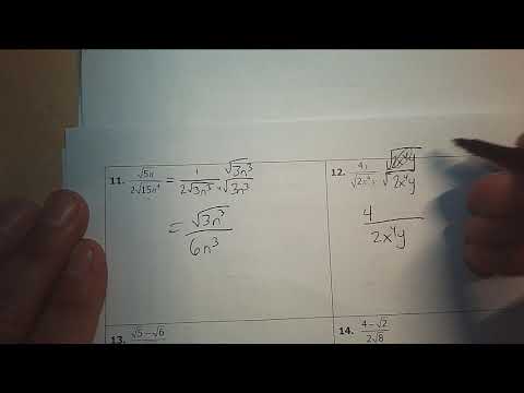 Unit 6 Radical Functions Homework 2
