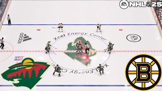 Minnesota Wild vs Boston Bruins | Full Gameplay | Grit, Skill & Goaltending NHL 26 – Dec 14, 2025