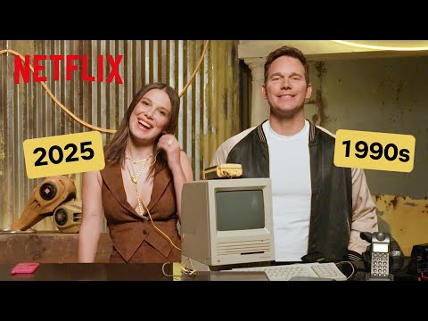 Chris Pratt Tests Millie Bobby Brown's Knowledge on 90s Tech