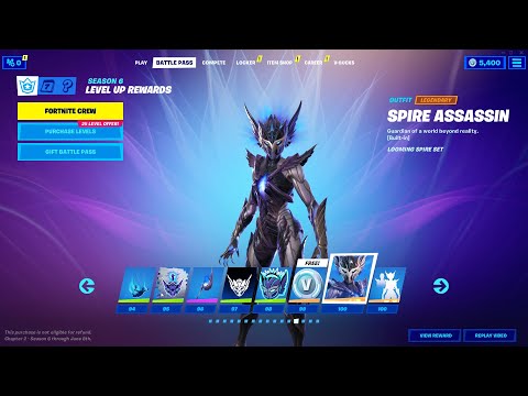 Full Fortnite Chapter 2 Season 6 Battle Pass Overview! All Battle Pass Rewards Fortnite Season 16
