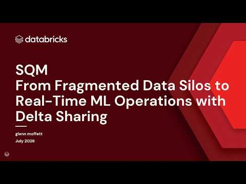 Watch: SQM: From Fragmented Data Silos to Real-Time ML Operations with OpenSharing