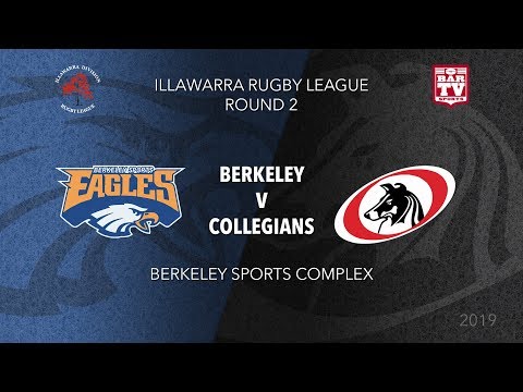 2019 Illawarra Rugby League - Round 2 - First Grade - Collegians v Berkeley
