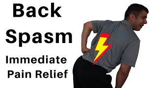 Back spasms pain relief