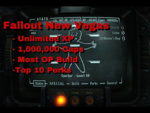 New Vegas – Startlevel 50 + 1 Million Kronkorken