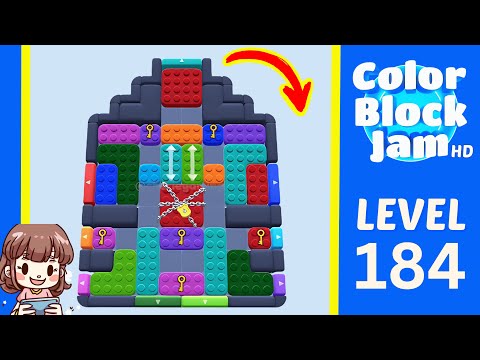 Color Block Jam Level 184 Solution Walkthrough