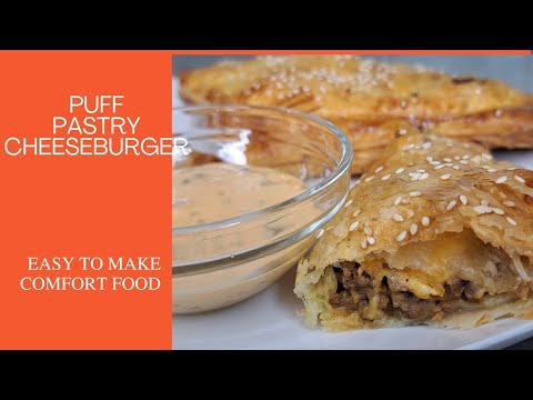 How to Make Puff Pastry Cheeseburger #cheeseburger #puffpastry