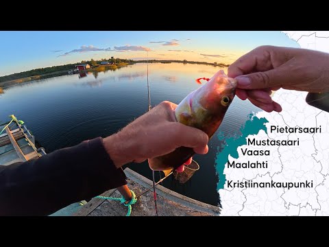 Parhaat Kalapaikat - Ahvenen kalastusta  Raippaluodon Svedjehamnissa - Kalastusta Pohjanmaalla