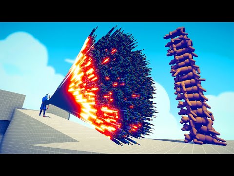 BEAR TOWER vs DUO EVERY GOD - Totally Accurate Battle Simulator TABS