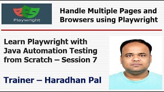 Playwright with Java: Handle Multiple Pages & Browser using BrowserContext in Playwright - S#7 #2025