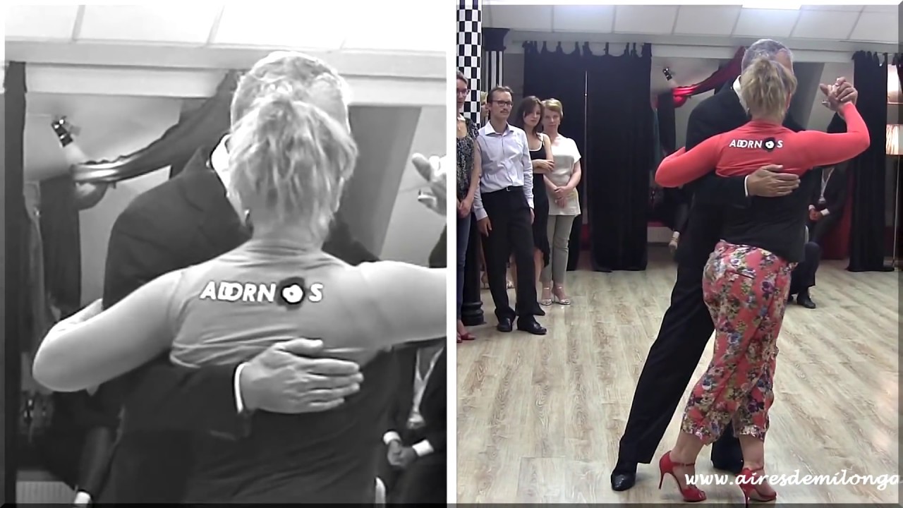 Baile Tango Social milonguero, Elvira Malishevskaya Rusia Carlos Neuman Argentina
