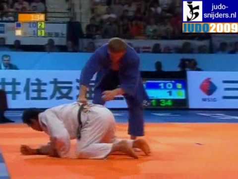 Judo 2009 Rotterdam: Siarhei Shundzikau (BLR) - Jae-Bum Kim (KOR) [-81kg].