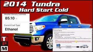 2014 tundra Hard start or long crank time - TSB PCM update