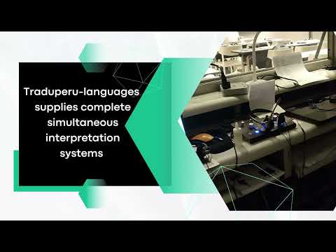 在利馬-秘魯進行英語-西班牙文同聲傳譯 / English - spanish simultaneous interpreter in LIMA - PERU
