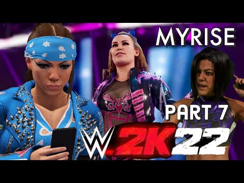 WWE 2K22 MYRISE womens division l Raw Champion part 7