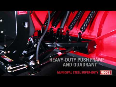 BOSS Municipal Steel Super-Duty Snowplow Features