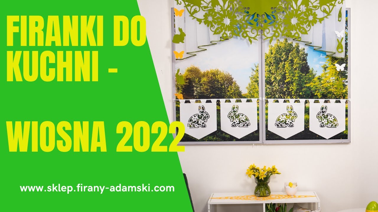 Firanki do kuchni - wiosenne nowości 2022