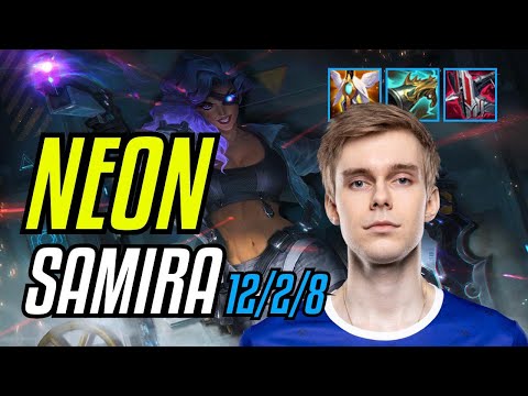 NEON - SAMIRA vs KAI'SA ADC - EUW GRANDMASTER - PATCH 11.8