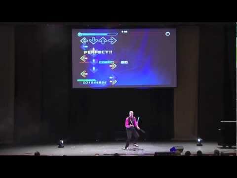 Juggling Knives while Dancing DDR on Expert, Bob Cates