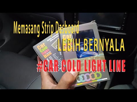 CAR COLD LIGHT LINE - Strip Dashboard Nyala Biru