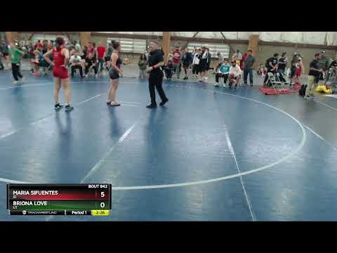 144 Lbs Round 1 - Maria Sifuentes, ID Vs Briona Love, UT Db54