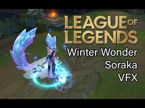 Winter Wonder Soraka skin visual effects