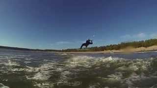 preview picture of video 'Yyteri Kitesurf 22.3.2014'