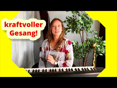 Powerful singing (5-step plan) without effort - How to use your breath support correctly