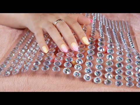 🎧ASMR 💤 TAPS for YOUR NAPZzz 💤 / NO TALKING / SCRATCHY TAPPING on gems, wood, vinyl, glass, etc...