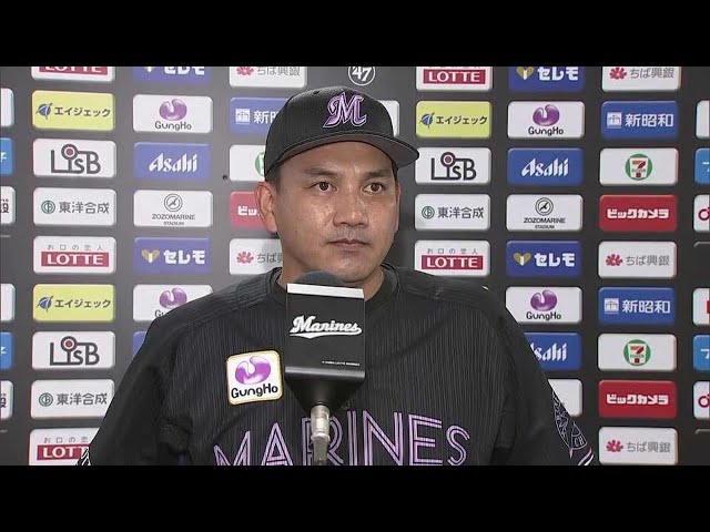 7月18日 マリーンズ・井口資仁監督 試合後インタビュー