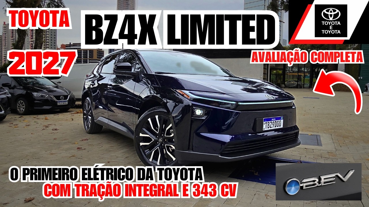 Toyota bZ4X, BMW iX3 e Zeekr 007 GT — pré-lançamentos elétricos no Brasil 2026