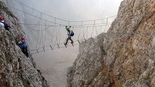 preview picture of video 'Klettersteig - Koschutnikturm 2163 m - Karawanken (Sele/Zell)'