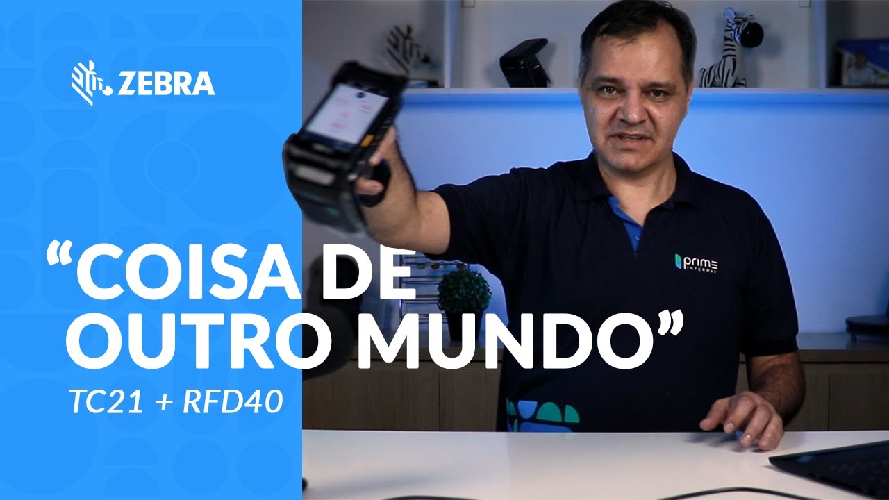 REVIEW #03 - SOLUÇÃO RFID:  COLETOR TC21 + SLED RFD40 DA ZEBRA