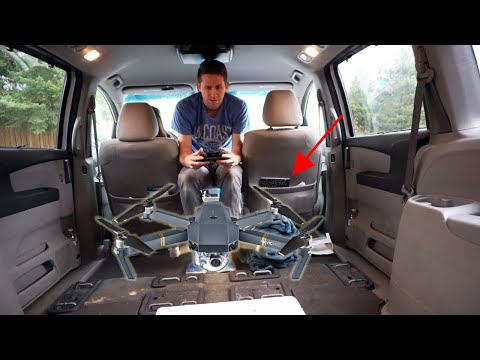 If You Fly a Drone in a Car, Does it Move With It? (Dangerous In-Car Flight Challenge)