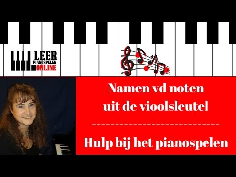 Oefenen van noten uit de vioolsleutel - Oefenen met noten lezen - Piano voor Beginners