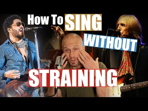 How to Sing WITHOUT STRAINING (Cues From Lenny Kravitz, Tom Petty & Others) Just Try These Tips