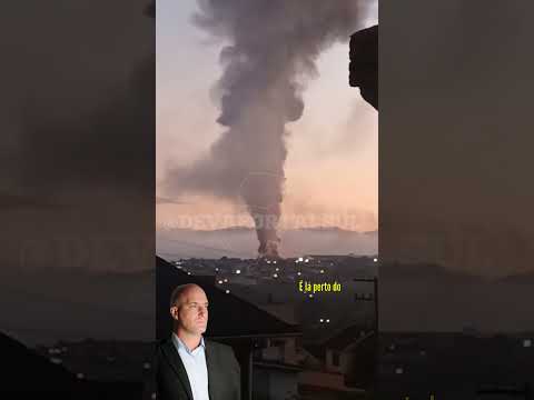 INCÊNDIO ATINGE EMPRESA DE ISOPOR EM SÃO LUDGERO NA MANHÃ DESTE SÁBADO