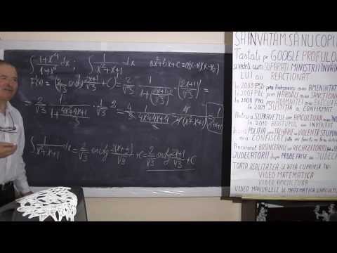 1/2 Lectia 201 - Calcul integral cu Ciprian - Liceu - Meditatii Gratuite Matematica Proful Online