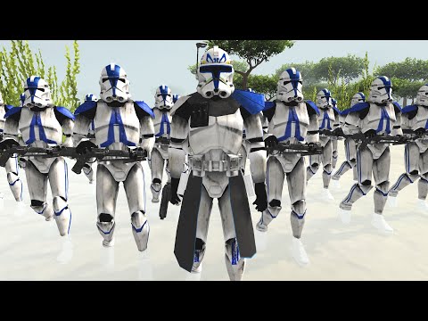 Captain Rex's Clone Army - Men of War: Star Wars Mod Battle Simulator