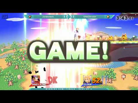 Sink or Swim 94 Winners Semis - JumboJack (Diddy Kong) vs SAK|Stroder (Cloud/Greninja)