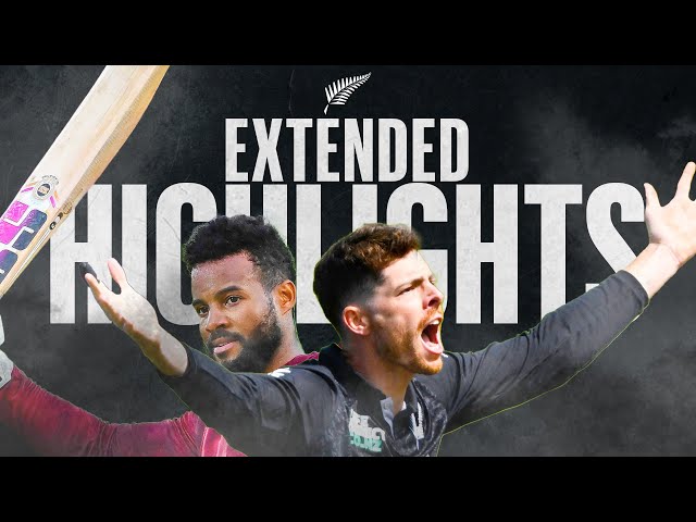 Skipper Shines Despite Shai Hope Century | Extended Highlights | New Zealand v West Indies | 2nd ODI