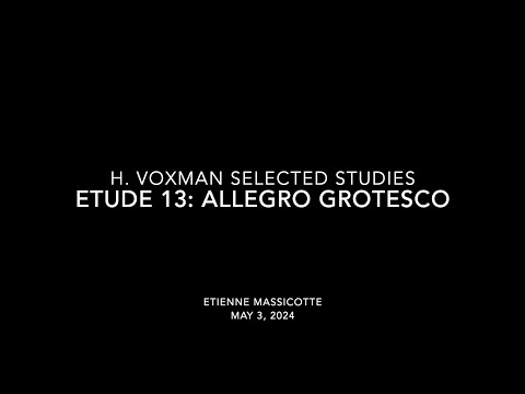 2025 OMEA All-State Trumpet Etude 1 - H. Voxman Pg. 13: Allegro Grotesco