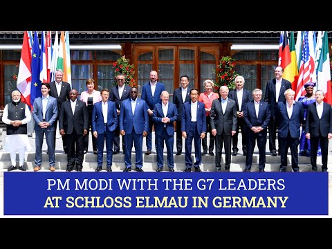 PM Modi with the G7 leaders at Schloss Elmau in Germany | PMO
