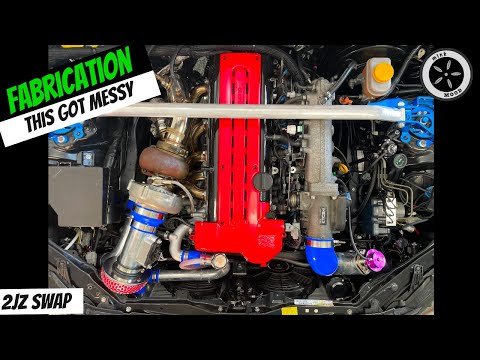 2JZ BRZ Swap - Fabrication was INTENSE [Drive by Cable Conversion and MORE]