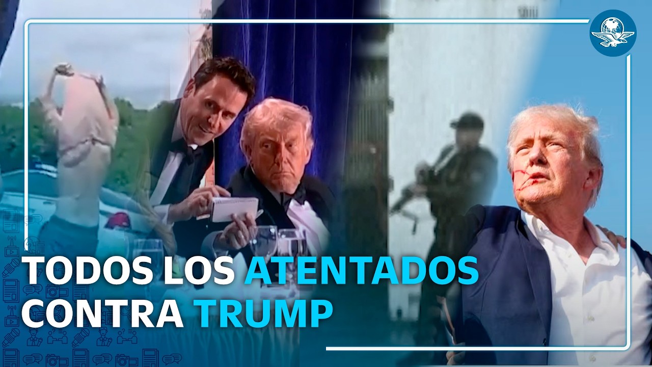 Atentados contra Trump: así han sido los ataques y amenazas en 3 años