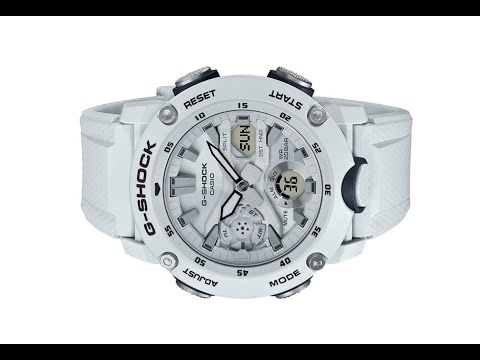 Casio G-Shock GA-2000 battery change, time set