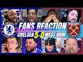 CHELSEA FANS REACTION TO CHELSEA 5-0 WEST HAM | PREMIER LEAGUE