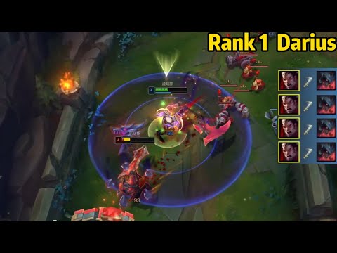 Rank 1 Darius: NOBODY Can Stop This Guy in Toplane!