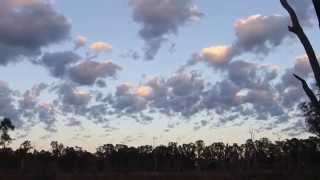 preview picture of video 'Beautiful Cloud Reflections on Murray Wetlands at Gunbower, Victoria'