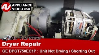 GE Dryer Repair - Overheating and Short Cycling - Blower Motor