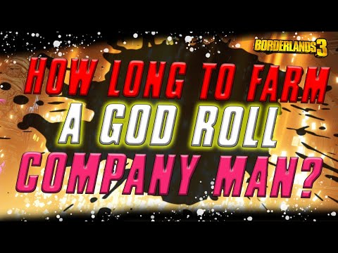 Drop Chance of a God Roll Company Man as Amara, Flak, Moze & Zane (Build/Raid Boss)